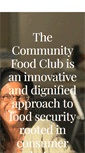 Mobile Screenshot of communityfoodclubgr.org